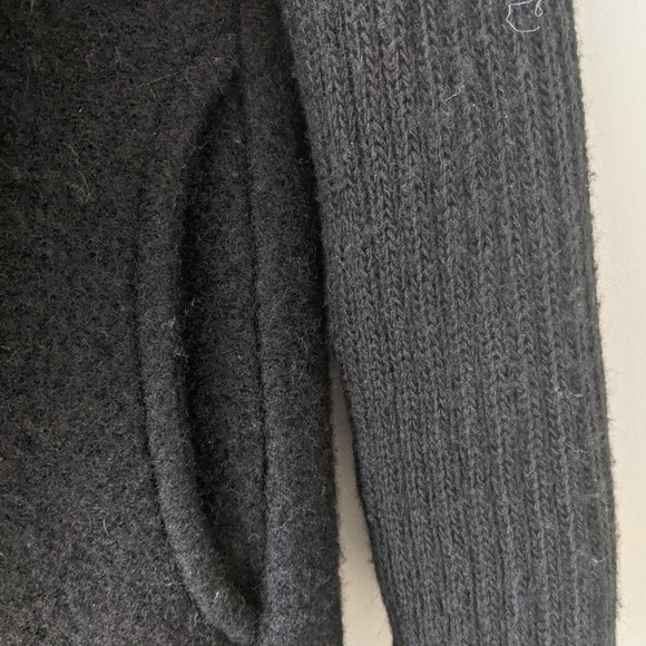 Italian boiled wool coat. Made in Italy. - Picture 4 of 6